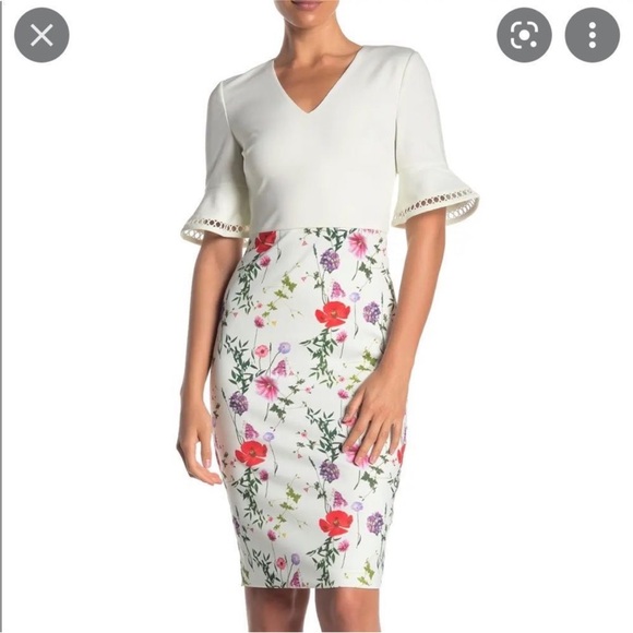 Ted Baker Floral dress size 3 - Picture 7 of 8